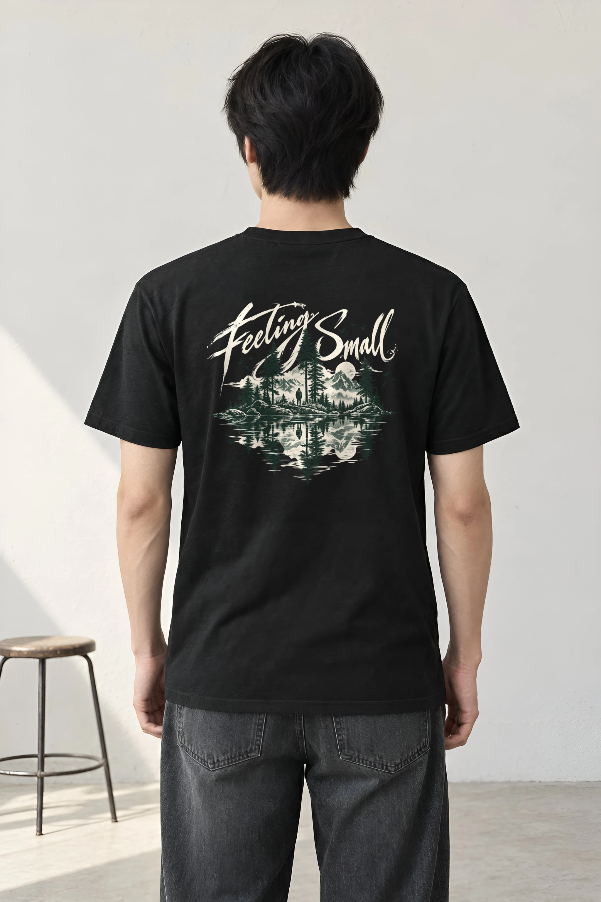 "Feeling Small" Heavyweight Unisex Crewneck T-shirt