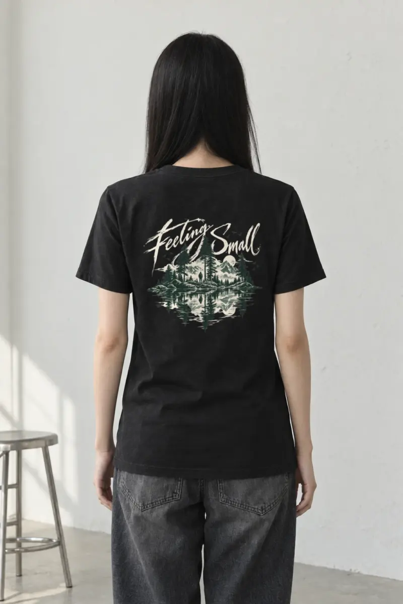 "Feeling Small" Heavyweight Unisex Crewneck T-shirt