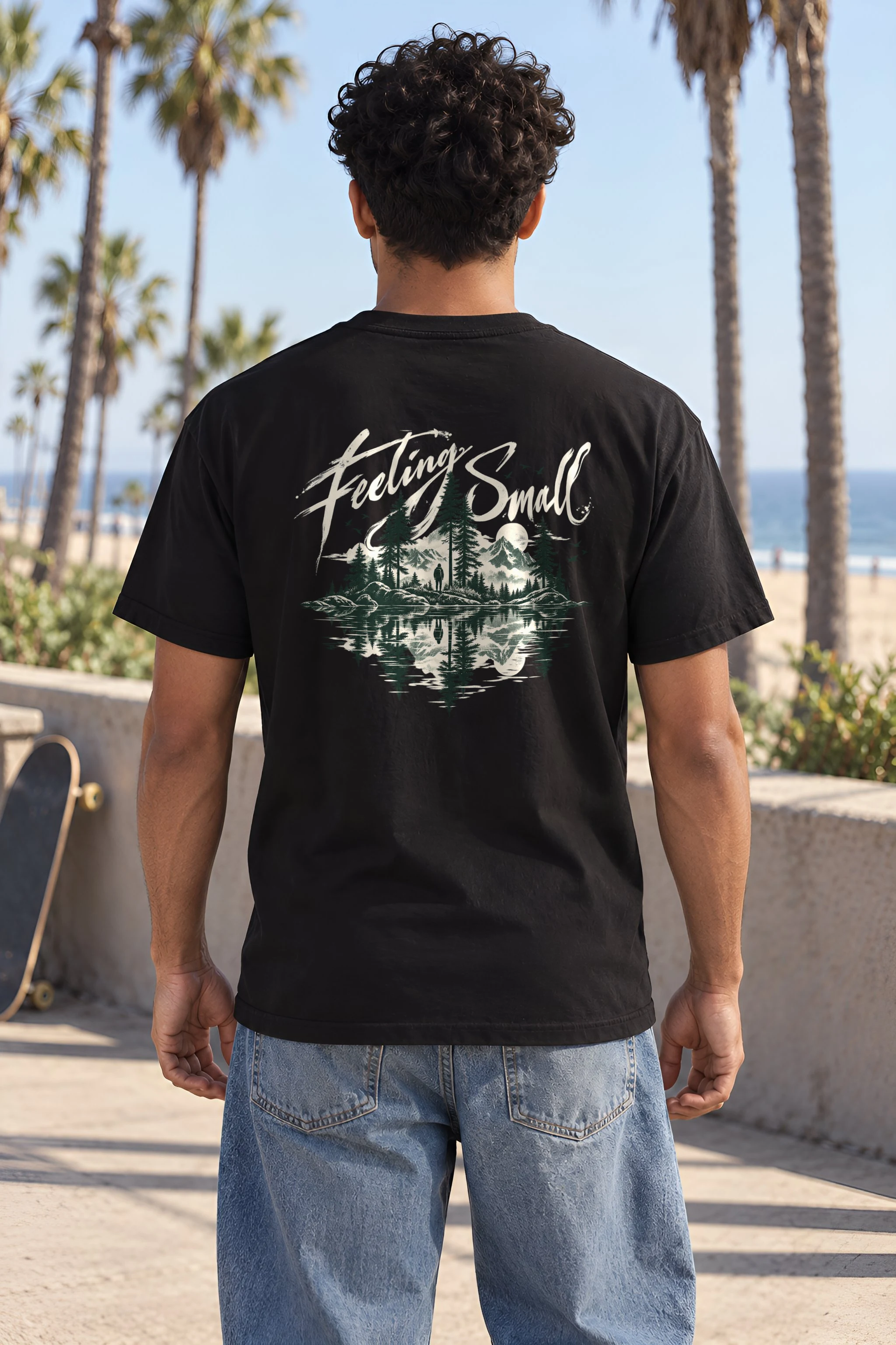 "Feeling Small" Heavyweight Unisex Crewneck T-shirt