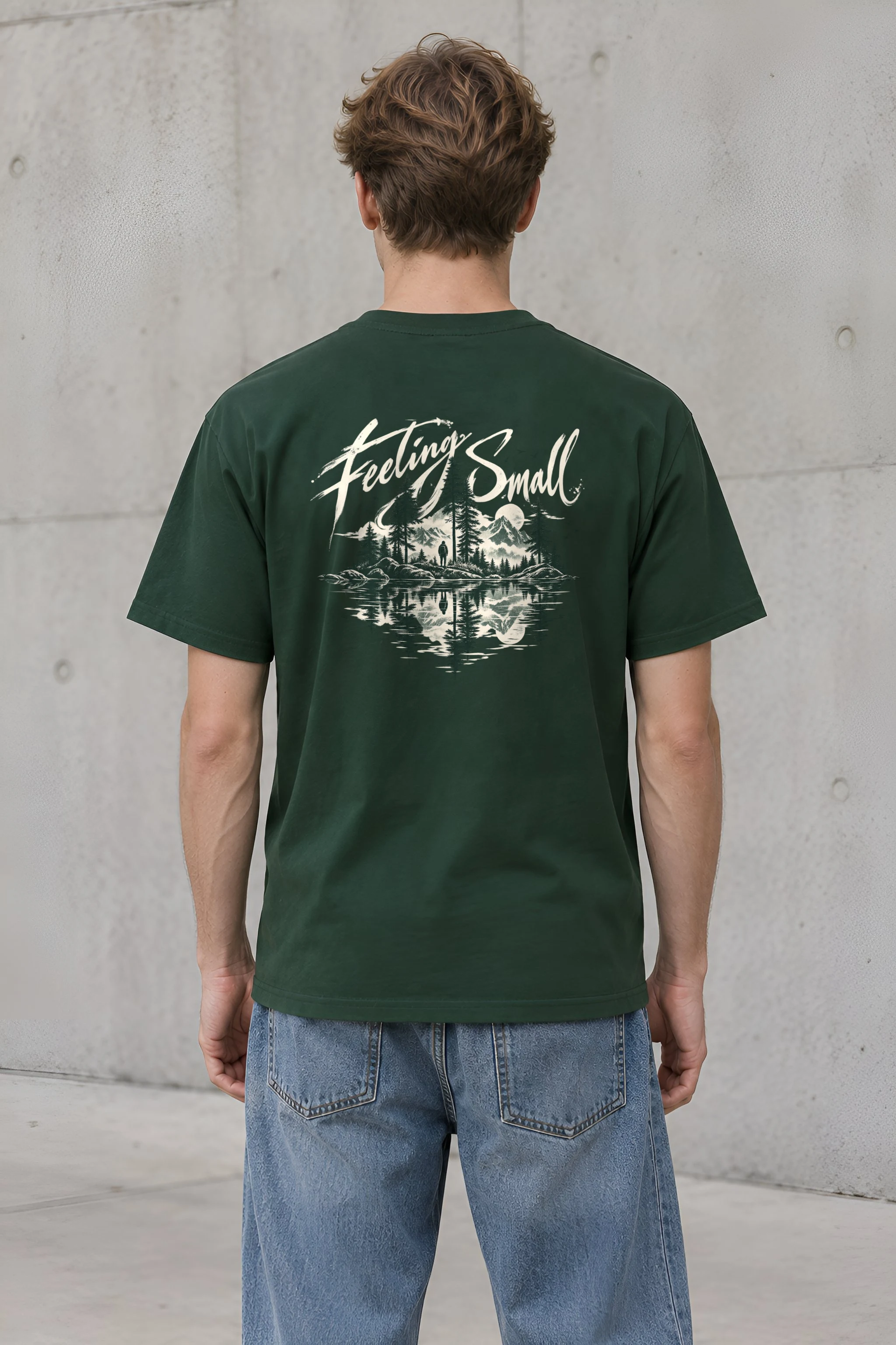 "Feeling Small" Heavyweight Unisex Crewneck T-shirt