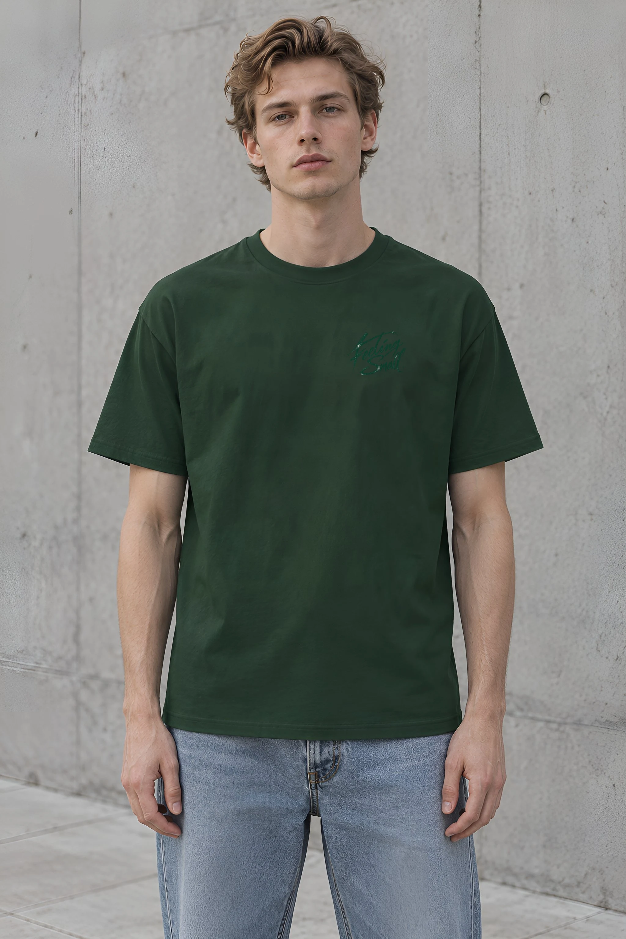 "Feeling Small" Heavyweight Unisex Crewneck T-shirt