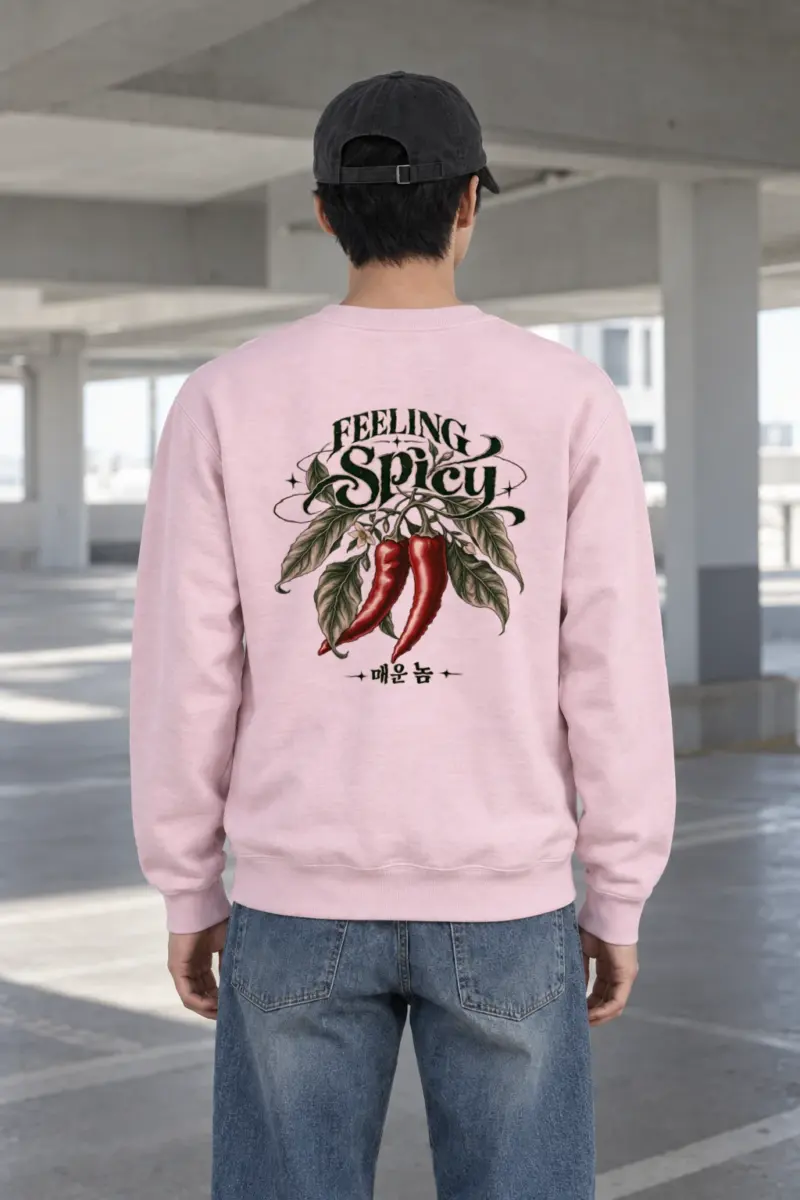 "Feeling Spicy" Heavy Blend Unisex Crewneck Sweatshirt | Gildan 18000
