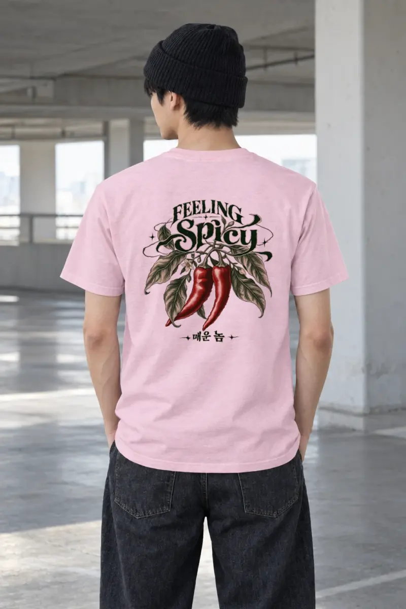"Feeling Spicy" Heavyweight Unisex Crewneck T-shirt