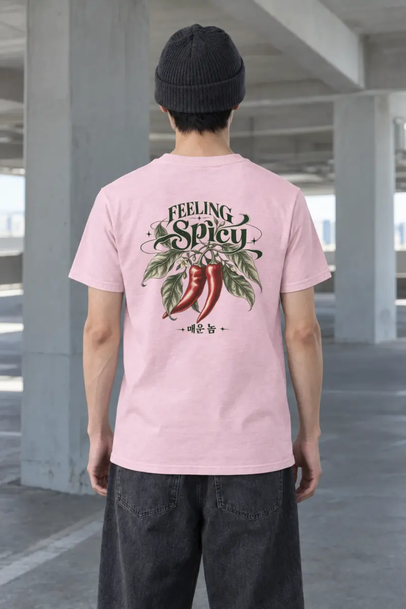 "Feeling Spicy" Heavyweight Unisex Crewneck T-shirt