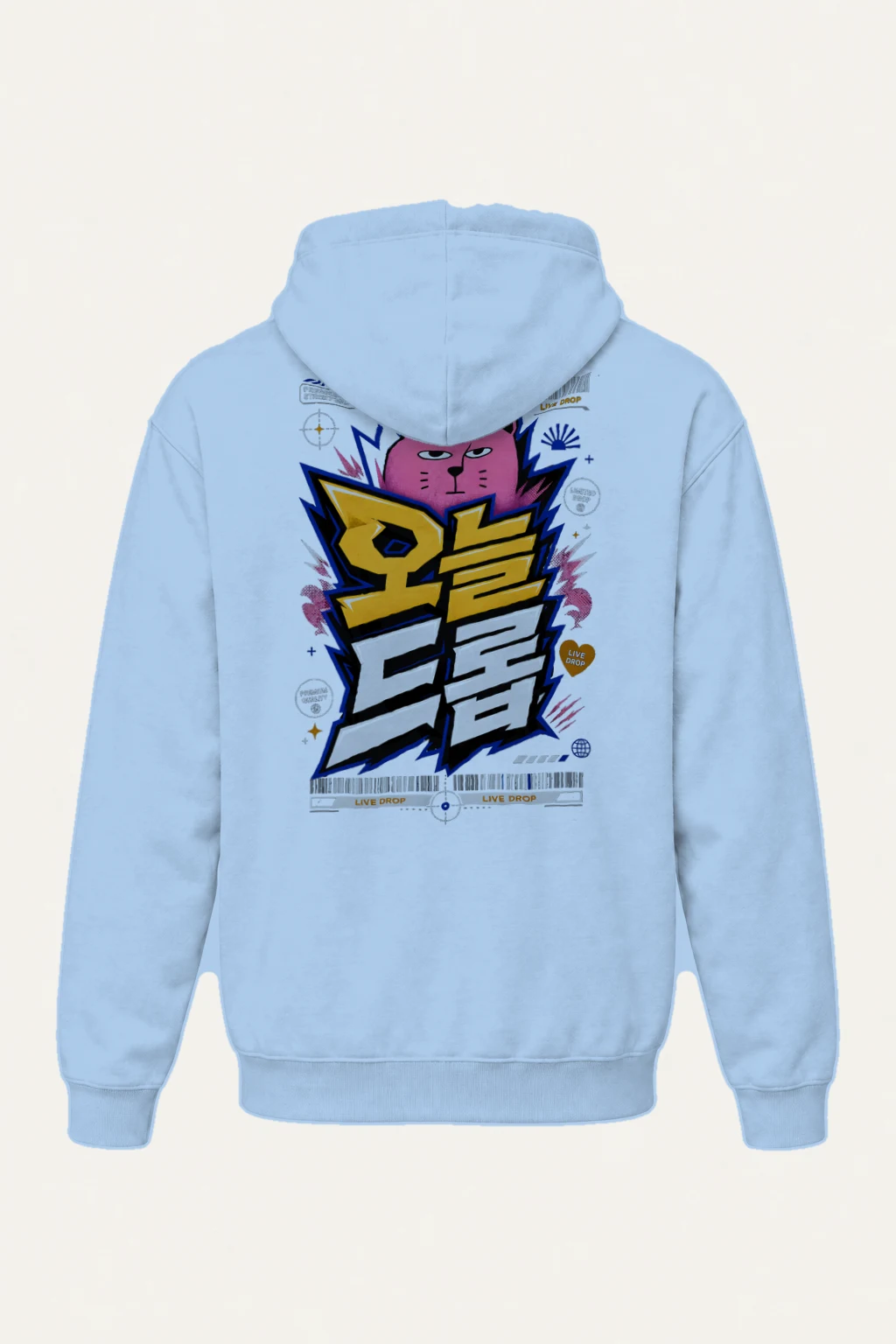 "Feline Lightning Graphic" Heavy Blend Unisex Pullover Hoodie