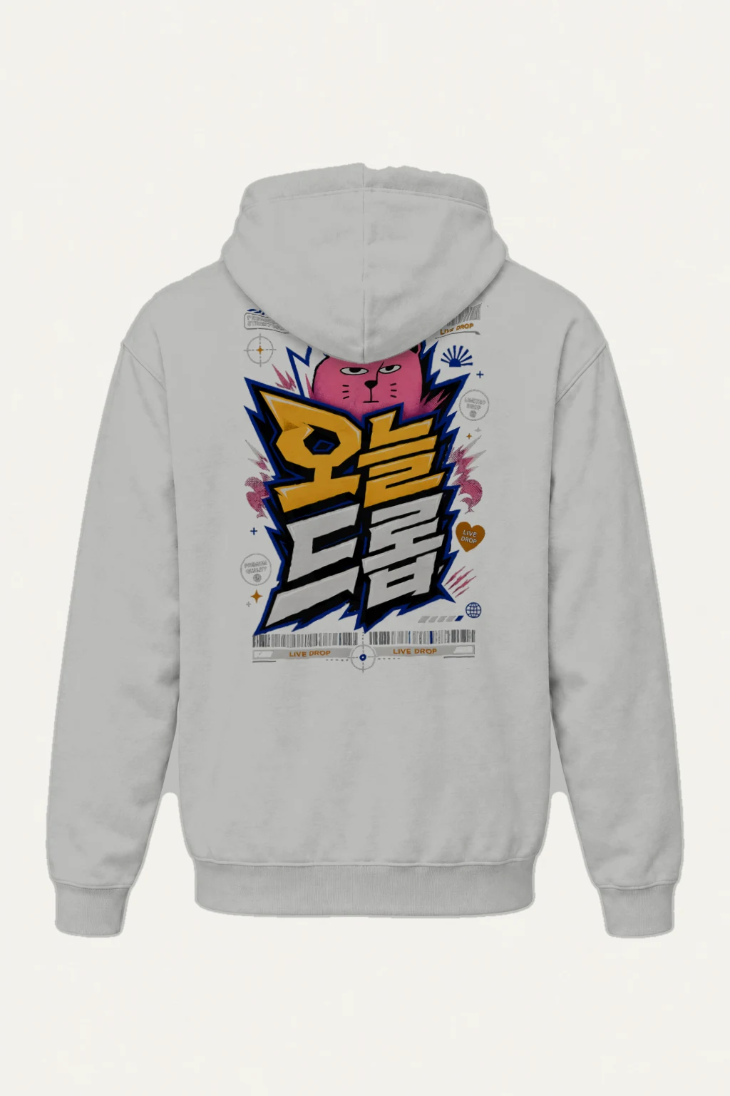 "Feline Lightning Graphic" Heavy Blend Unisex Pullover Hoodie