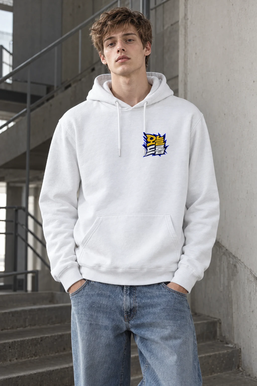 "Feline Lightning Graphic" Heavy Blend Unisex Pullover Hoodie