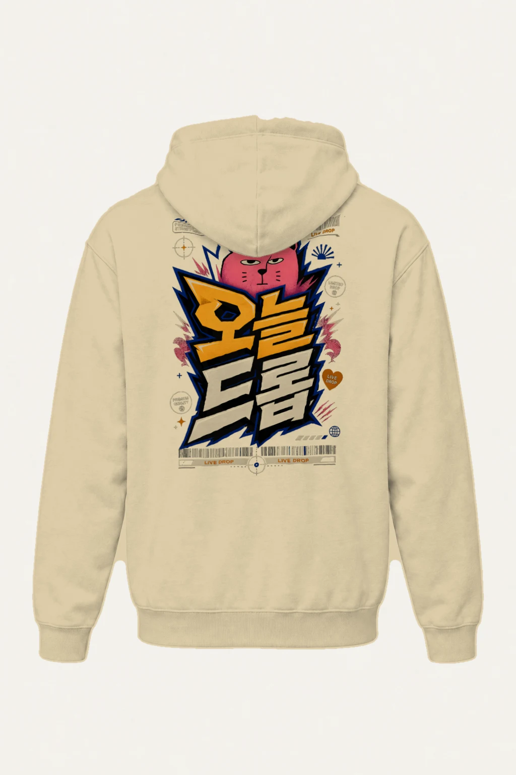 "Feline Lightning Graphic" Heavy Blend Unisex Pullover Hoodie