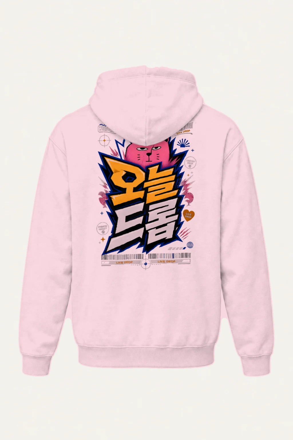 "Feline Lightning Graphic" Heavy Blend Unisex Pullover Hoodie
