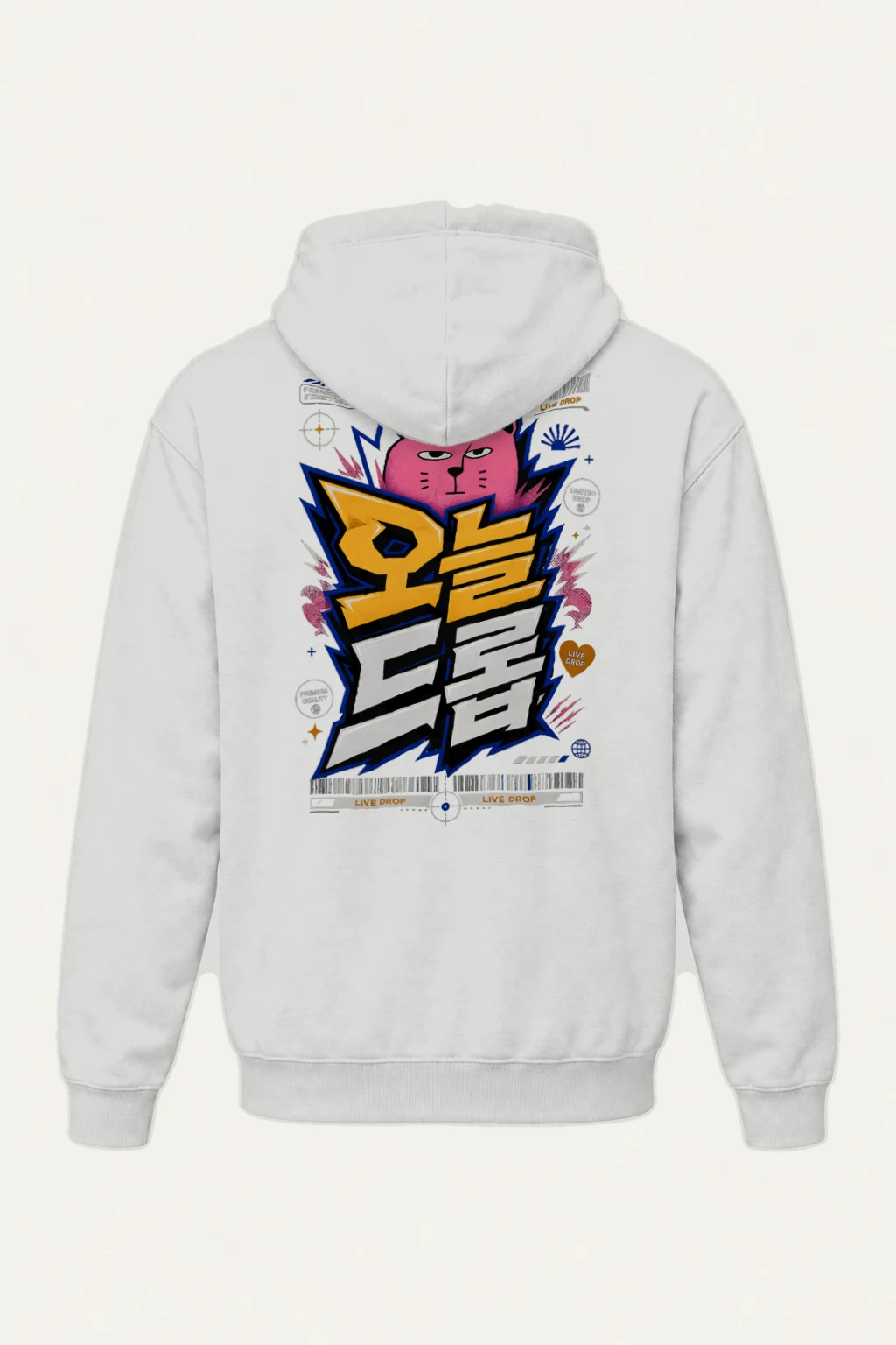 "Feline Lightning Graphic" Heavy Blend Unisex Pullover Hoodie