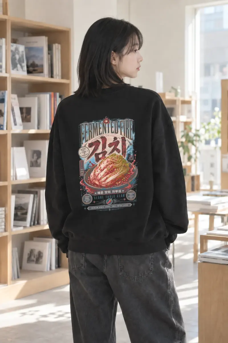"Fermented Fire" Heavy Blend Unisex Crewneck Sweatshirt | Gildan 18000