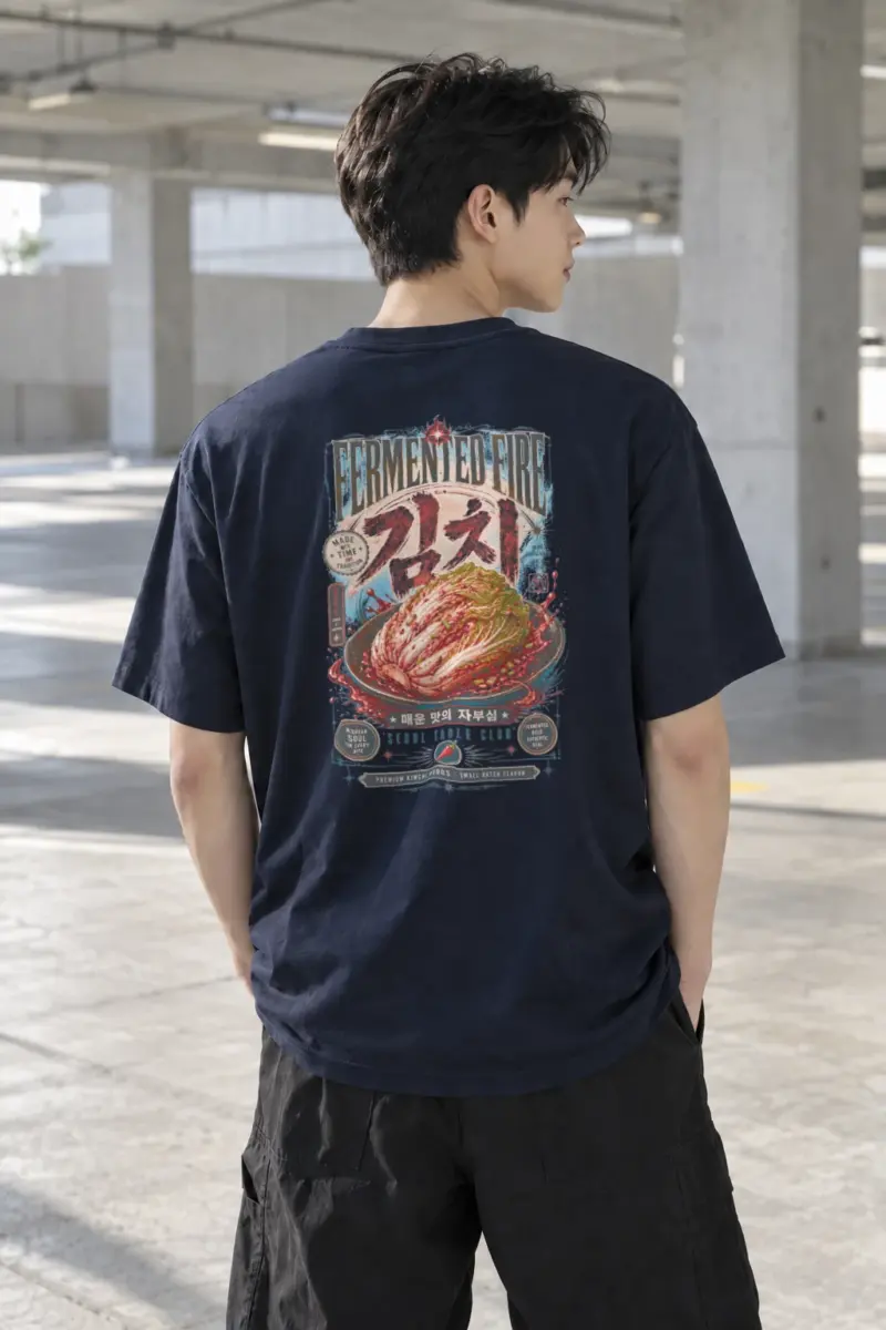 "Fermented Fire" Heavyweight Unisex Crewneck T-shirt | Gildan 5000