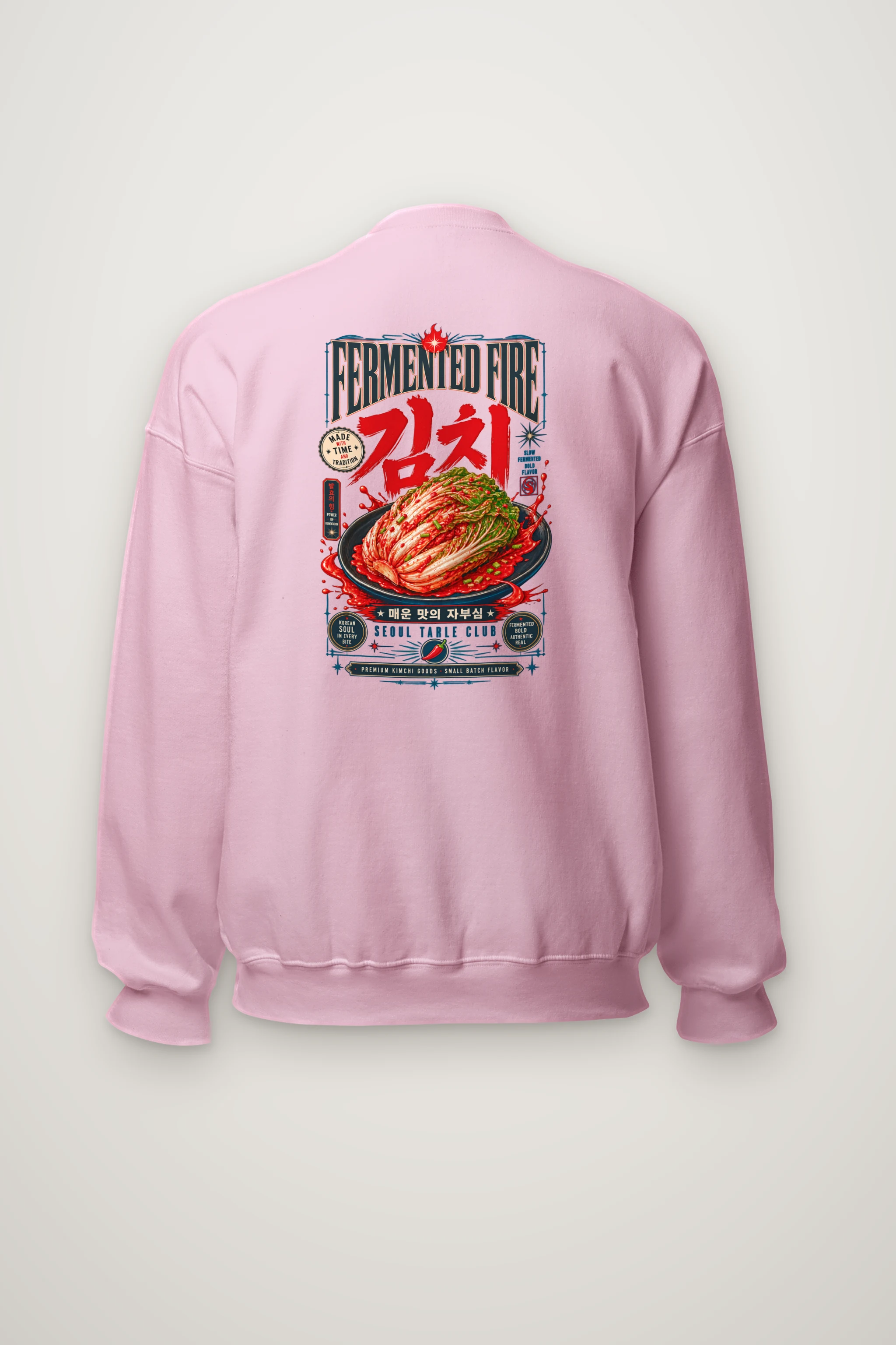 "Fermented Fire Kimchi" Heavy Blend Unisex Crewneck Sweatshirt