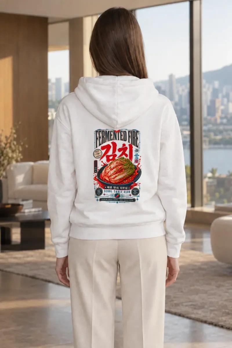 "Fermented Fire Kimchi" Heavy Blend Unisex Pullover Hoodie | Gildan 18500