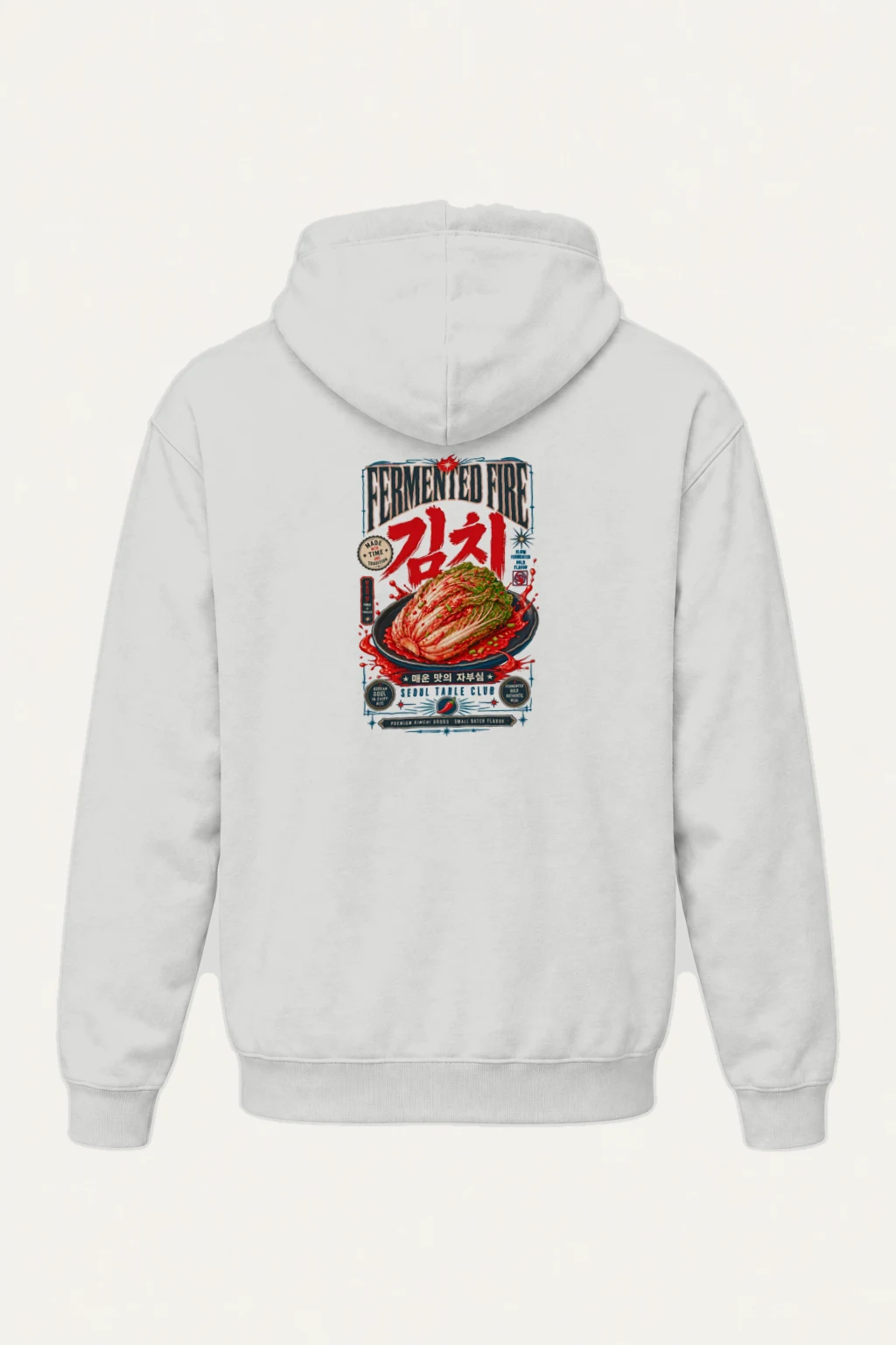 "Fermented Fire Kimchi" Heavy Blend Unisex Pullover Hoodie | Gildan 18500