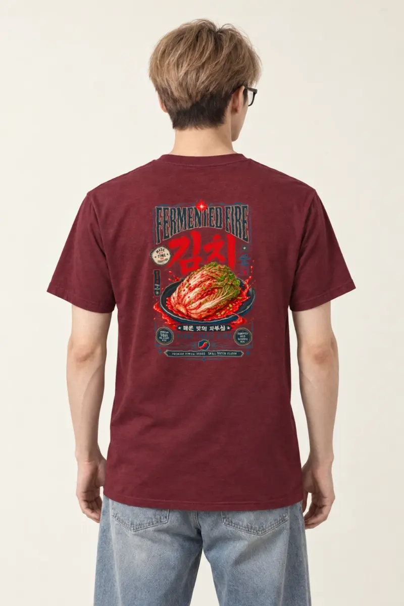 "Fermented Fire Kimchi" Heavyweight Unisex Crewneck T-shirt