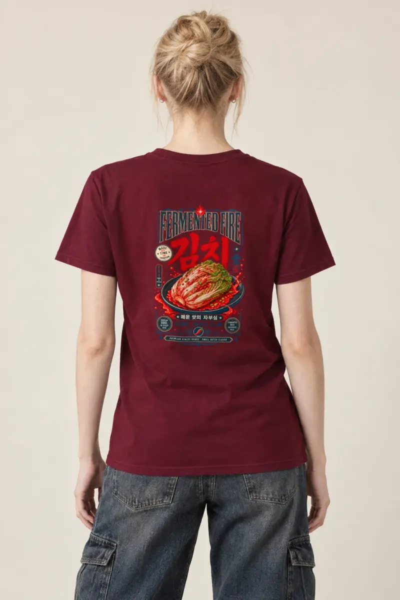 "Fermented Fire Kimchi" Heavyweight Unisex Crewneck T-shirt