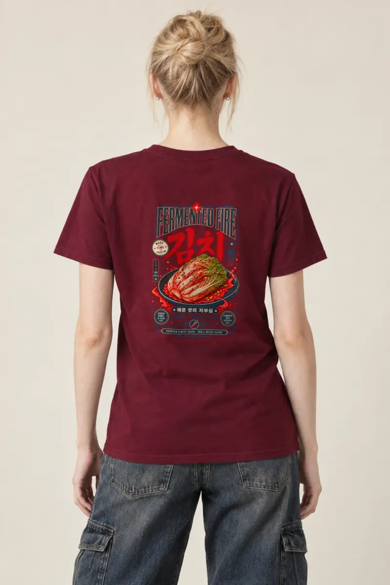 "Fermented Fire Kimchi" Heavyweight Unisex Crewneck T-shirt