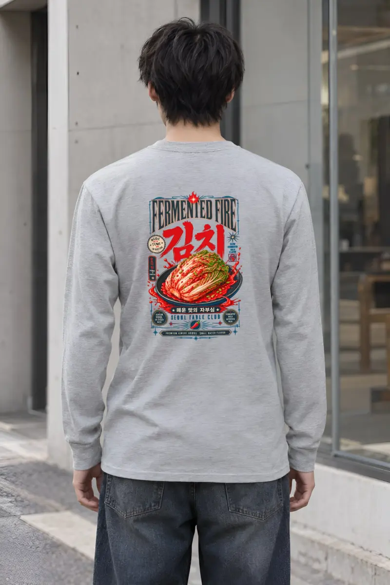 "Fermented Fire Kimchi" Unisex Longsleeve T-shirt