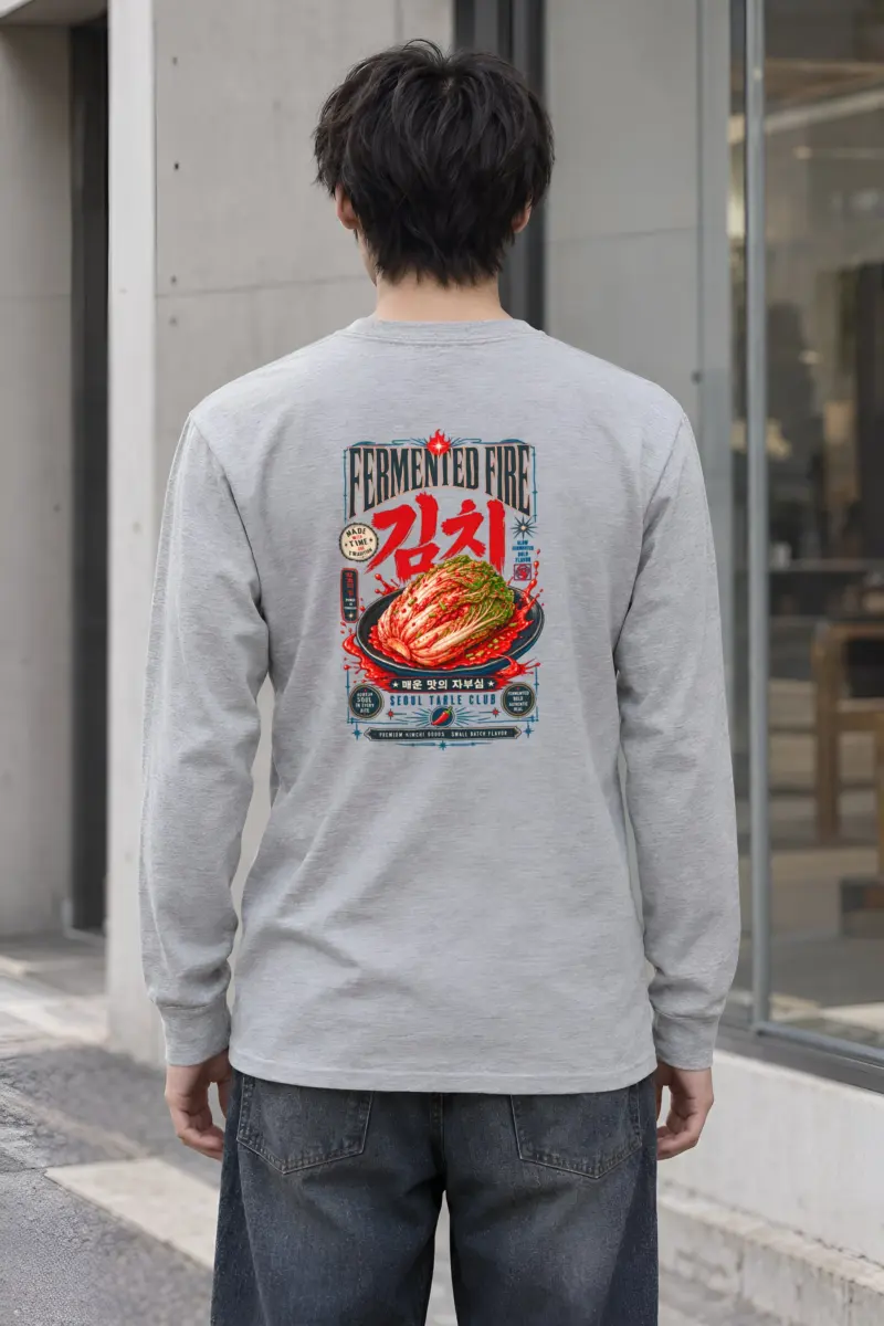 "Fermented Fire Kimchi" Unisex Longsleeve T-shirt