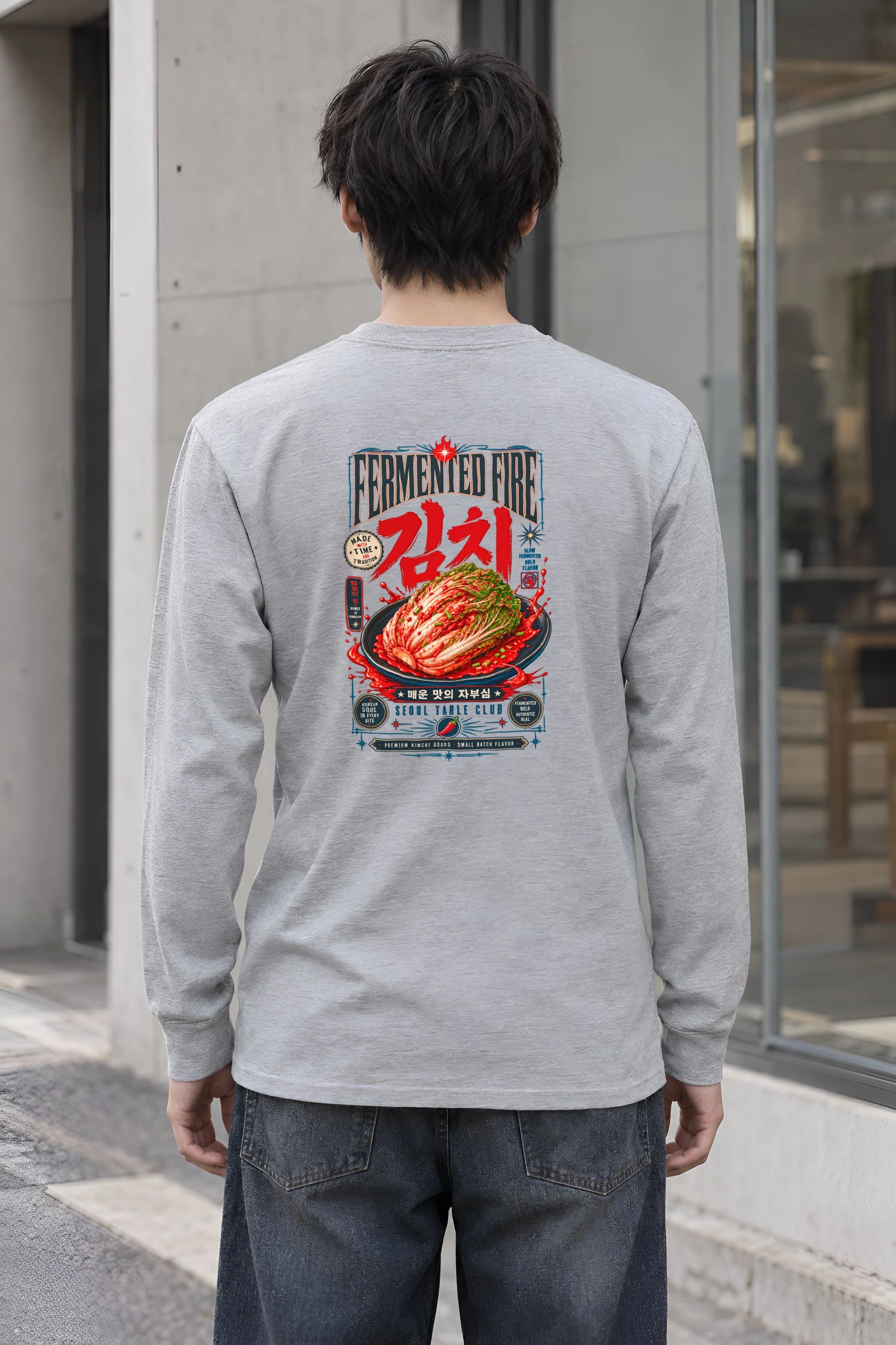 "Fermented Fire Kimchi" Unisex Longsleeve T-shirt
