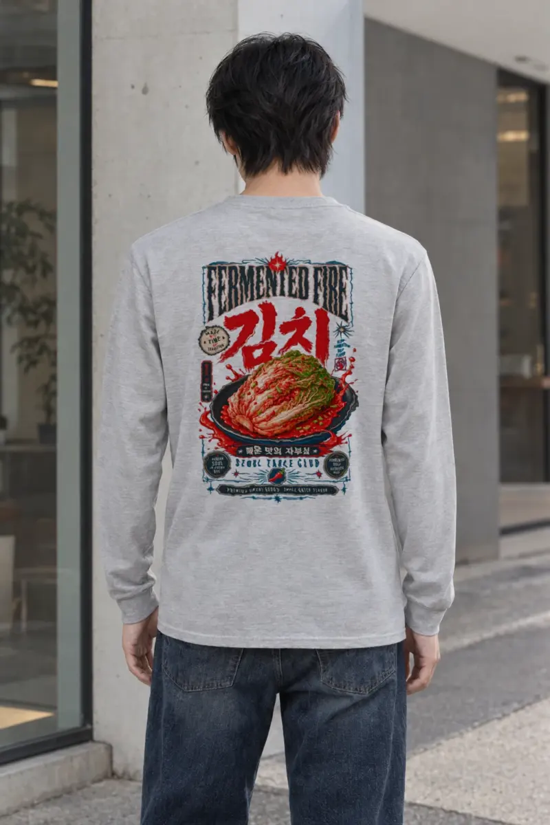 "Fermented Fire Kimchi" Unisex Longsleeve T-shirt
