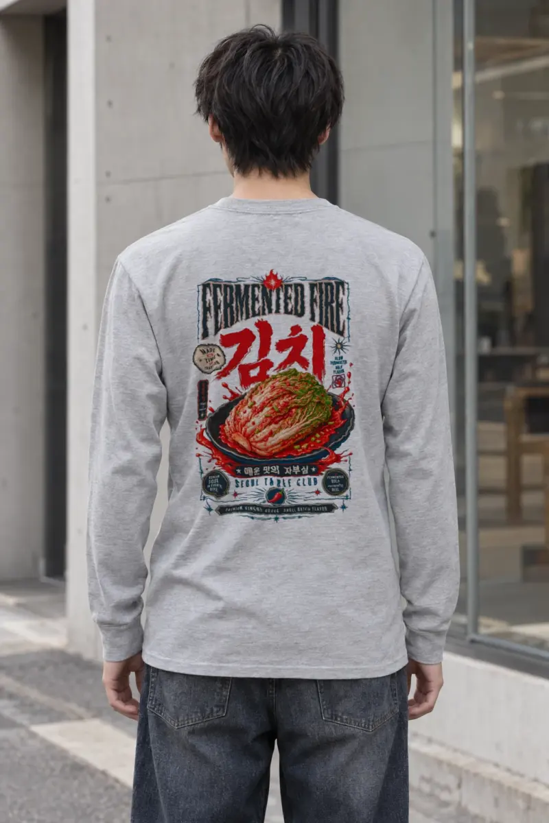 "Fermented Fire Kimchi" Unisex Longsleeve T-shirt