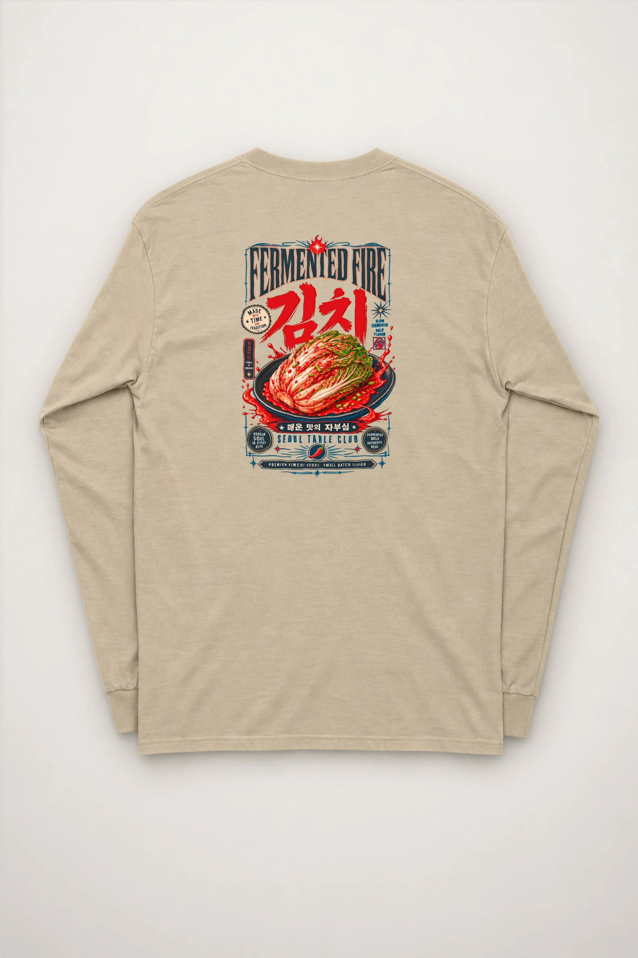 "Fermented Fire Kimchi" Unisex Longsleeve T-shirt