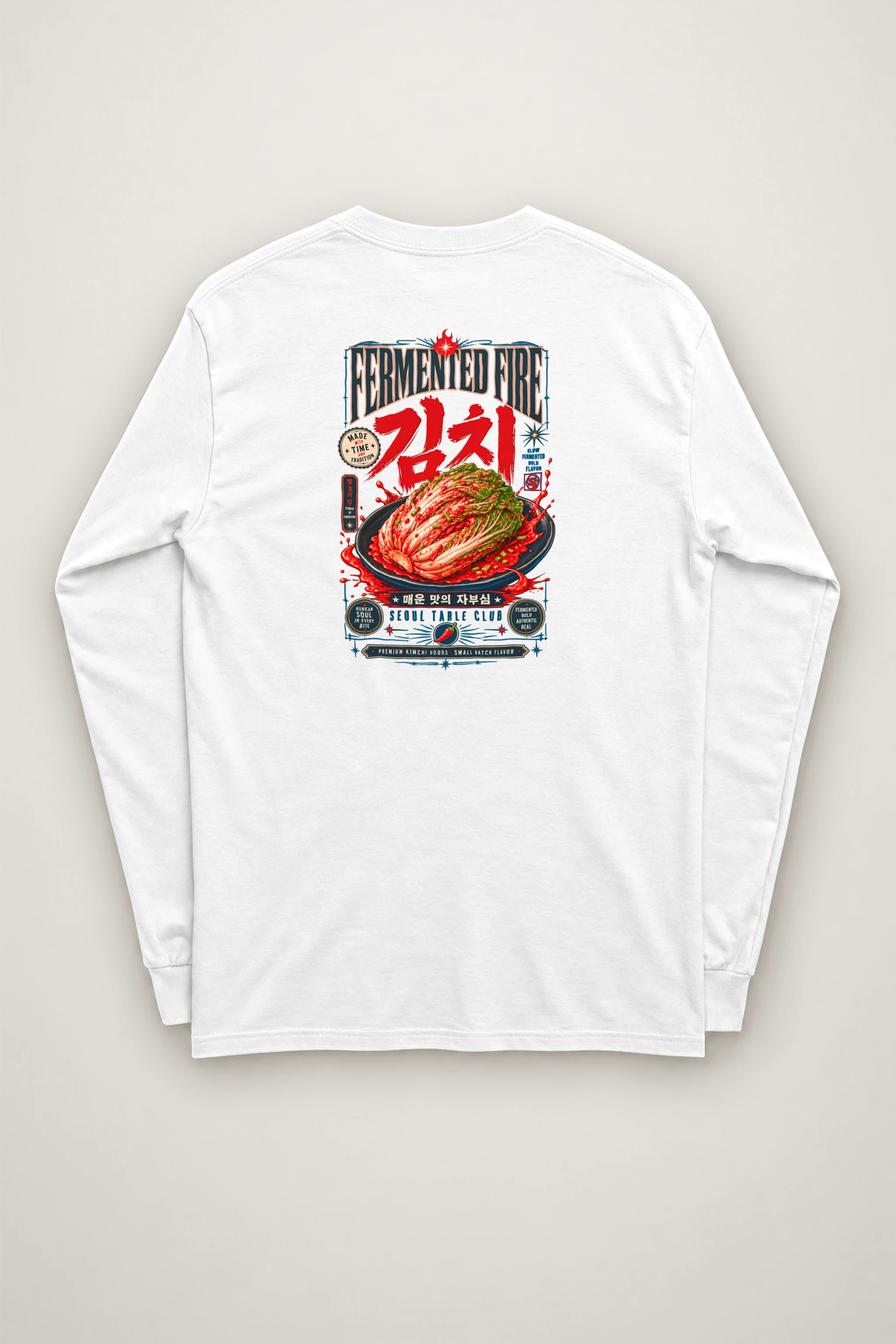 "Fermented Fire Kimchi" Unisex Longsleeve T-shirt