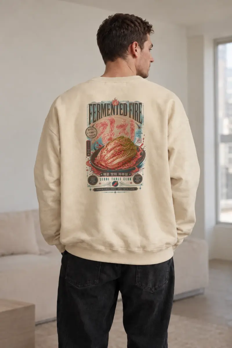 “Fermented Fire” Unisex Sponge Fleece Crewneck Sweatshirt | Bella + Canvas 3901
