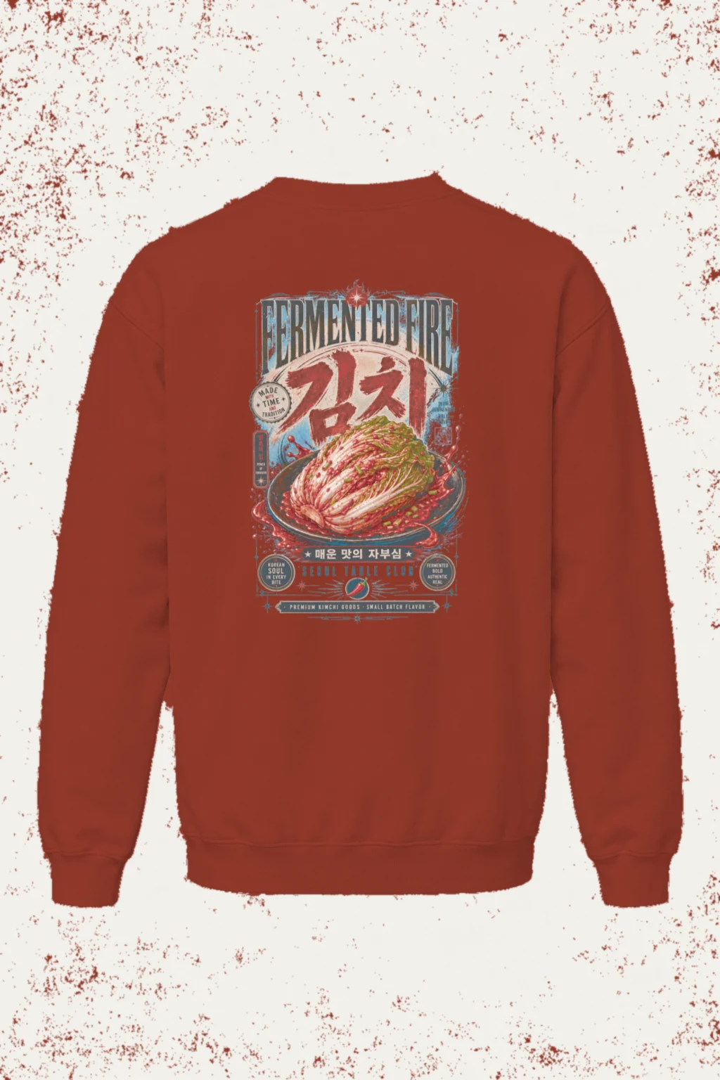 "Fermented Fire" Unisex Sponge Fleece Crewneck Sweatshirt | Bella + Canvas 3901