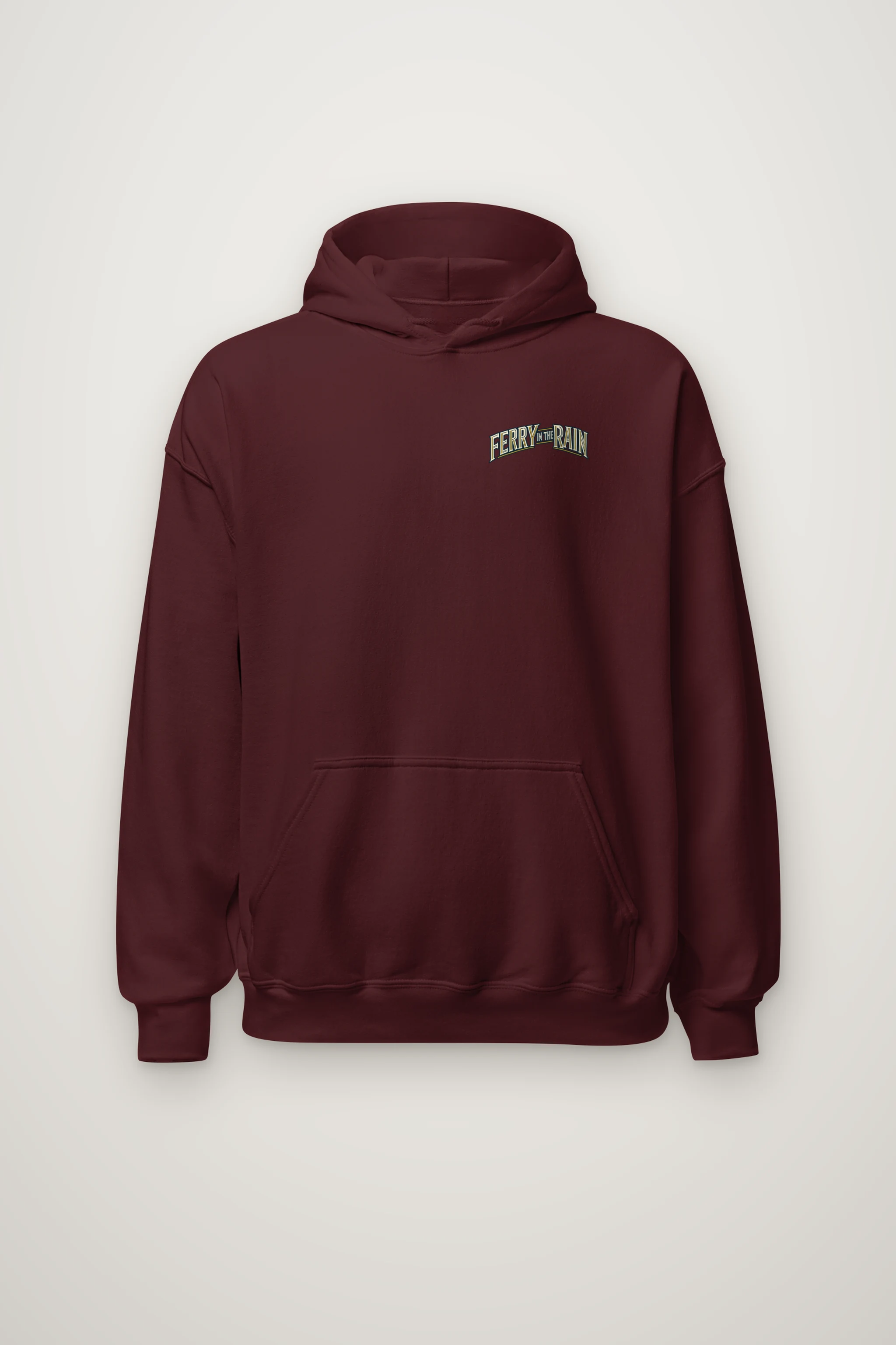 "Ferry in the Rain" Heavy Blend Unisex Pullover Hoodie