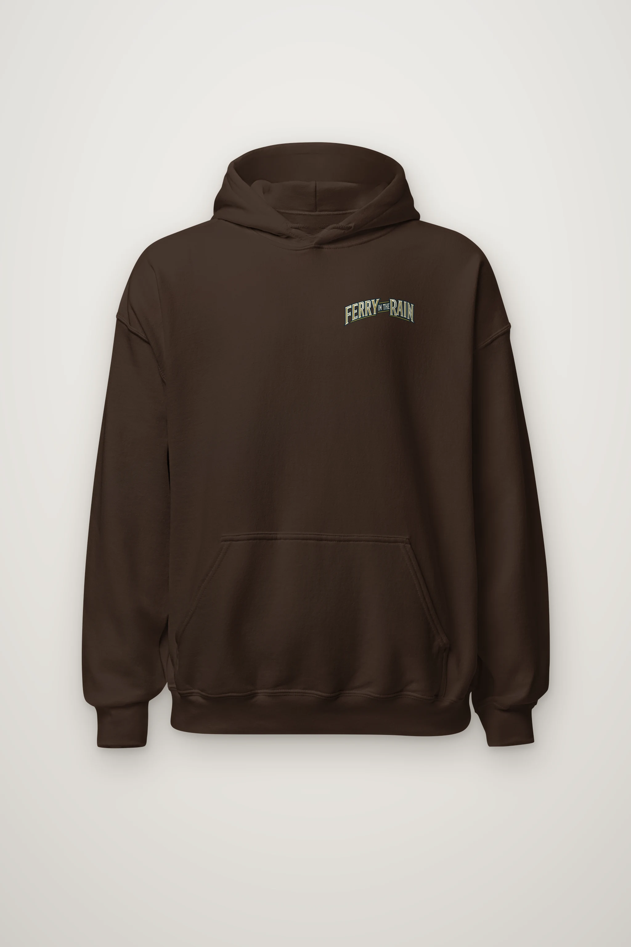 "Ferry in the Rain" Heavy Blend Unisex Pullover Hoodie