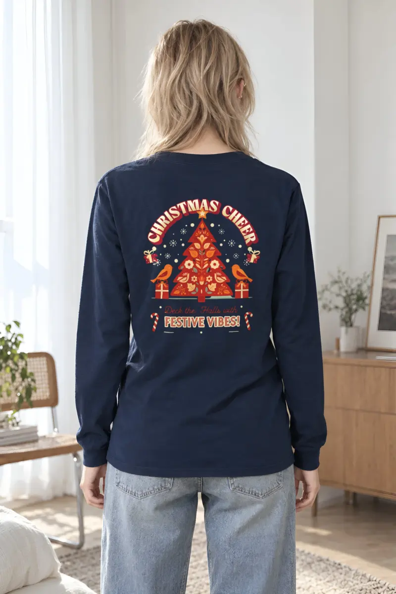 "Festive Vibes" Unisex Longsleeve T-shirt