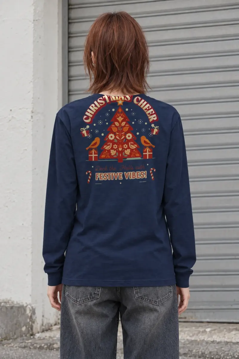 "Festive Vibes" Unisex Longsleeve T-shirt