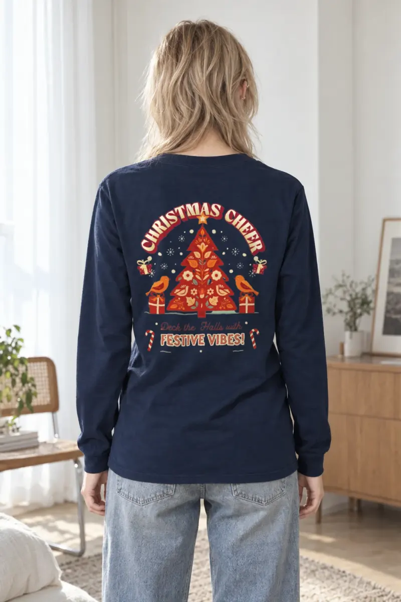 "Festive Vibes" Unisex Longsleeve T-shirt