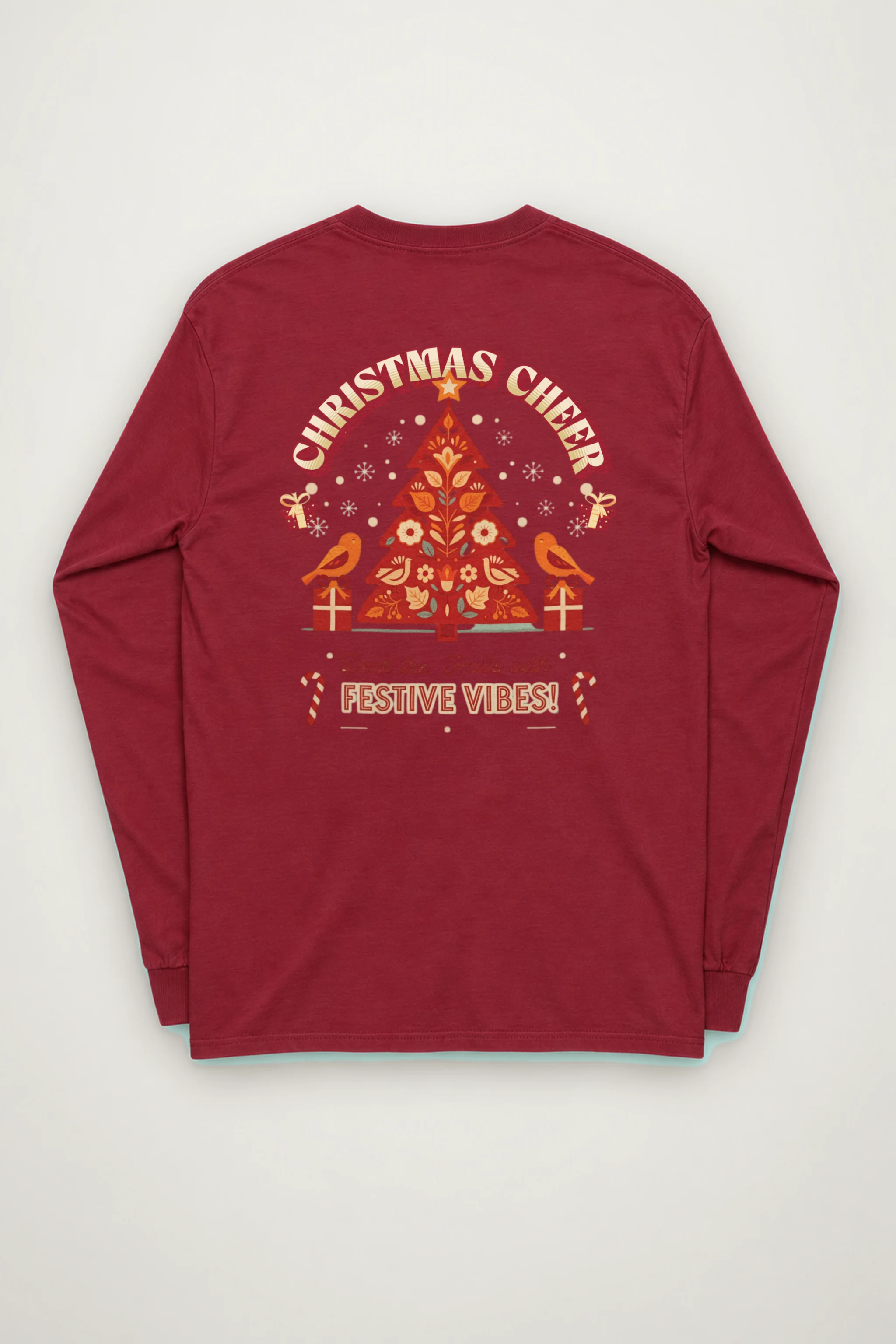 "Festive Vibes" Unisex Longsleeve T-shirt