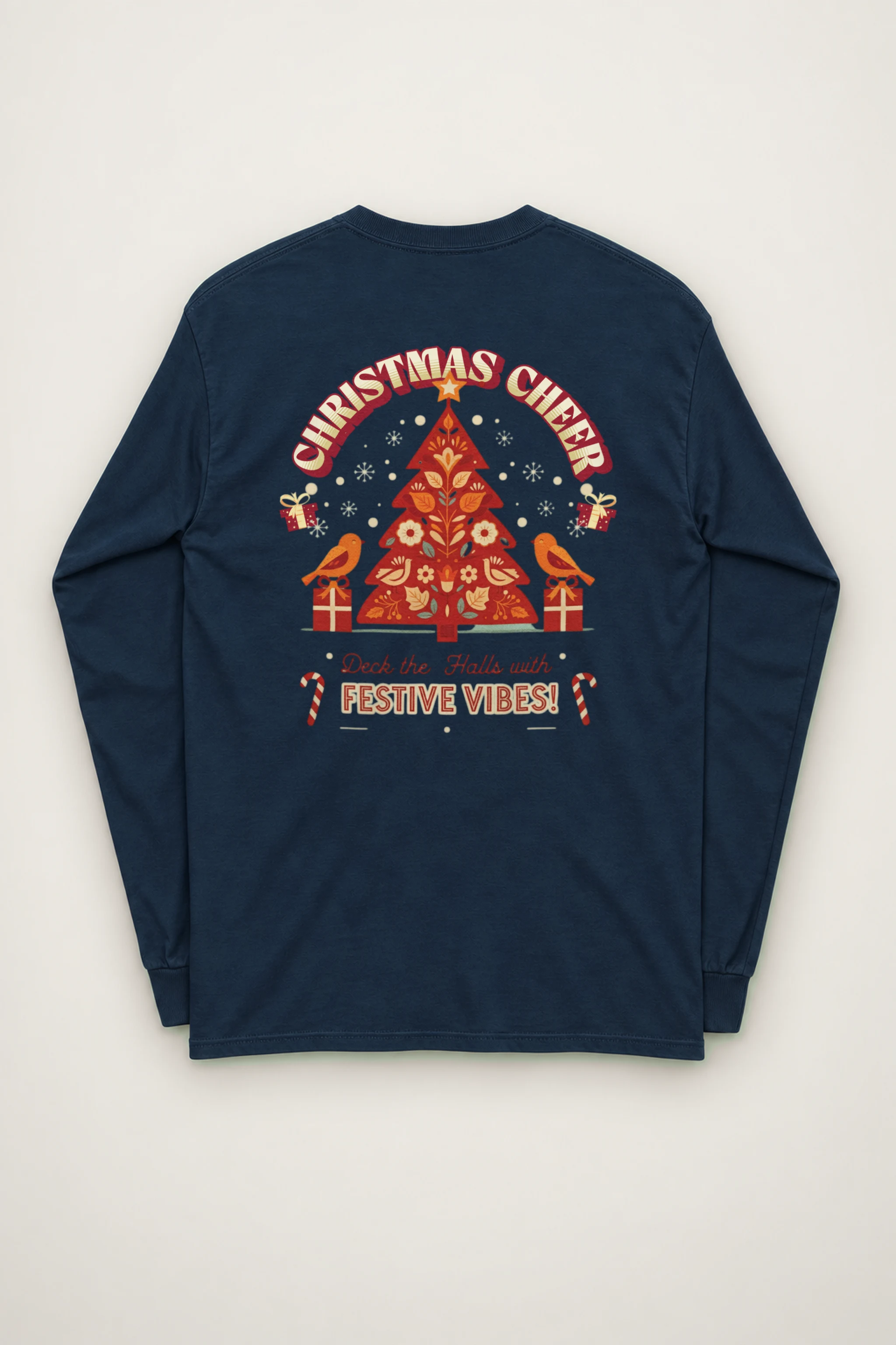 "Festive Vibes" Unisex Longsleeve T-shirt