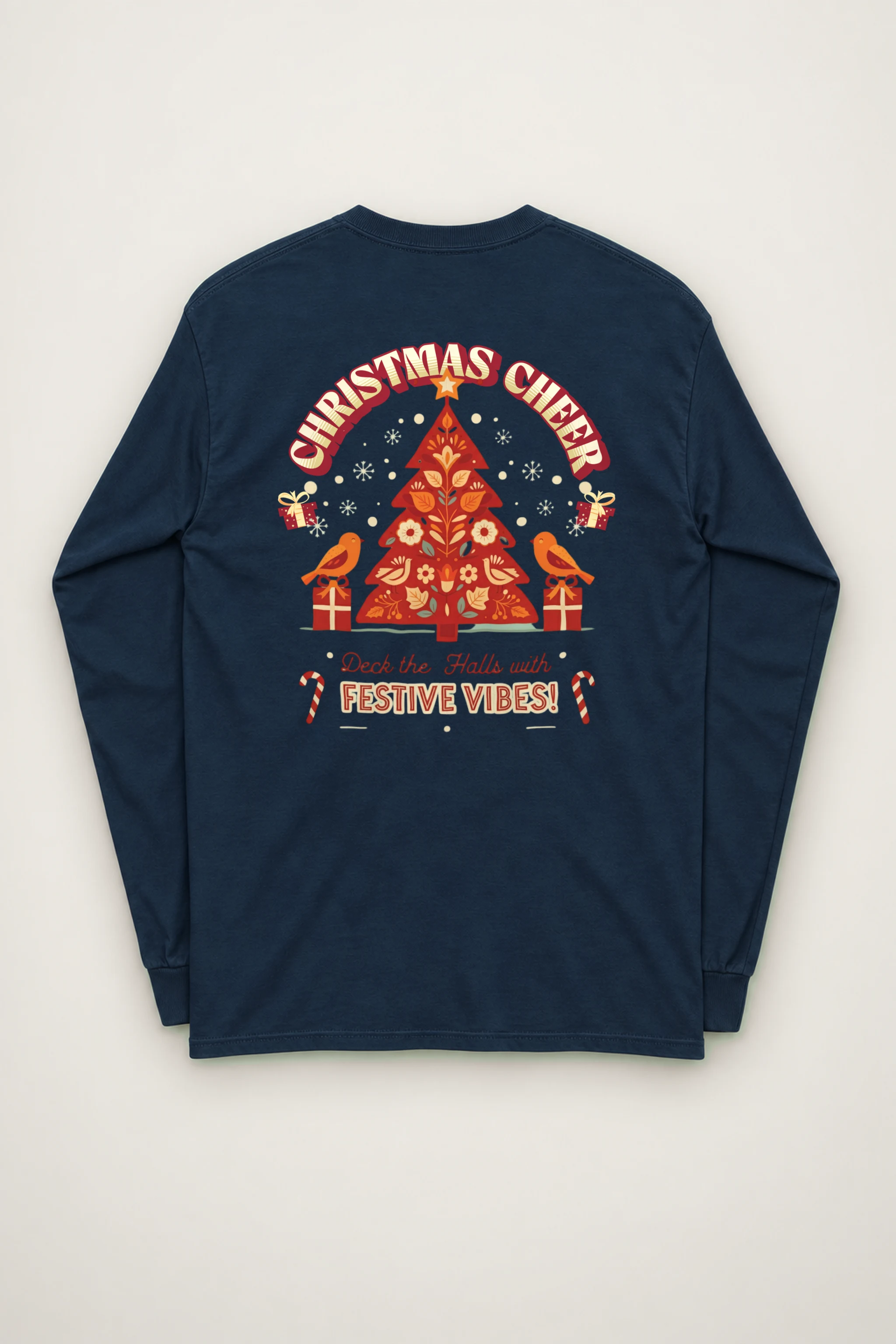 "Festive Vibes" Unisex Longsleeve T-shirt