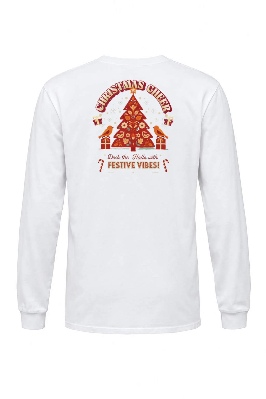 "Festive Vibes" Unisex Longsleeve T-shirt | Gildan 2400