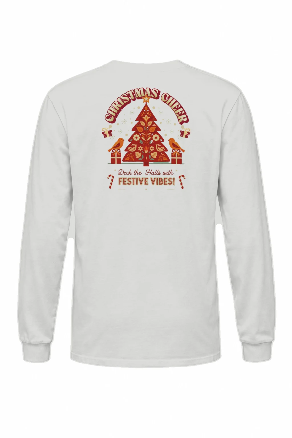 "Festive Vibes" Unisex Longsleeve T-shirt | Gildan 2400