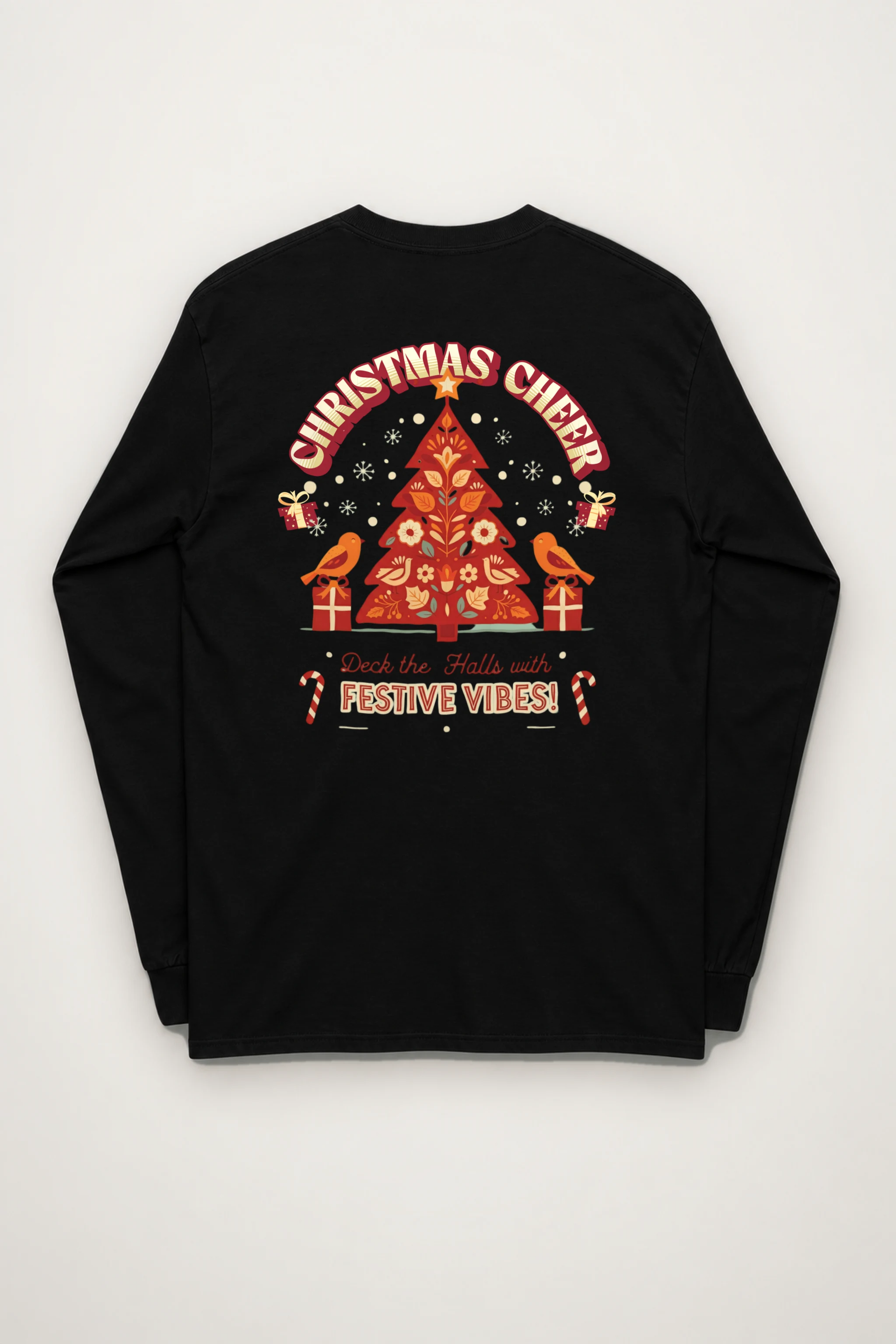 "Festive Vibes" Unisex Longsleeve T-shirt