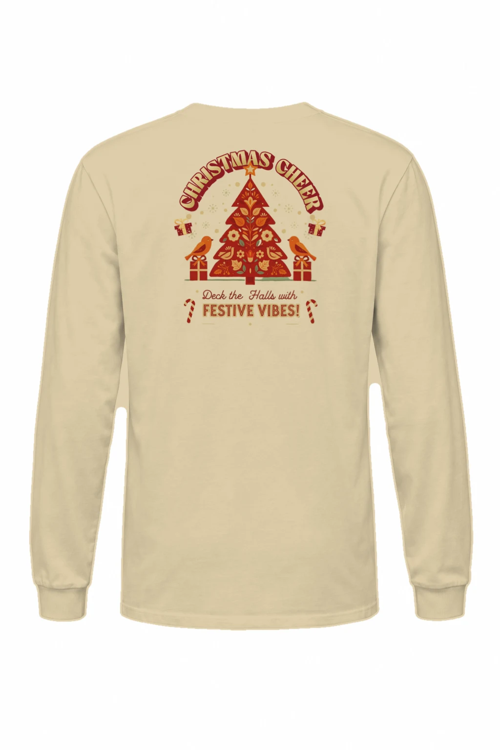 "Festive Vibes" Unisex Longsleeve T-shirt | Gildan 2400