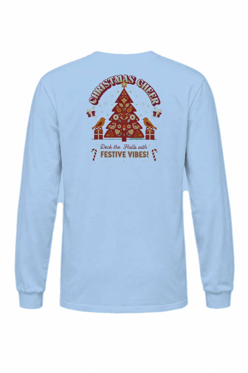 "Festive Vibes" Unisex Longsleeve T-shirt | Gildan 2400