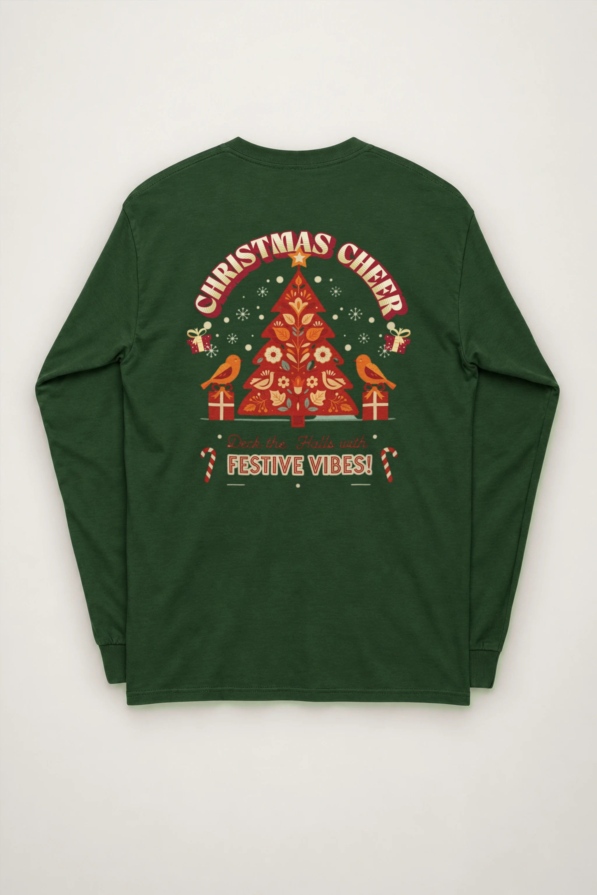 "Festive Vibes" Unisex Longsleeve T-shirt