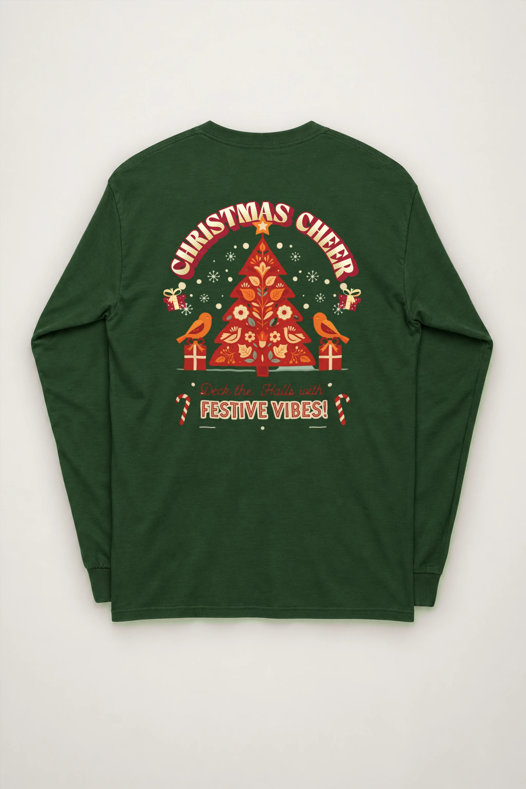 "Festive Vibes" Unisex Longsleeve T-shirt