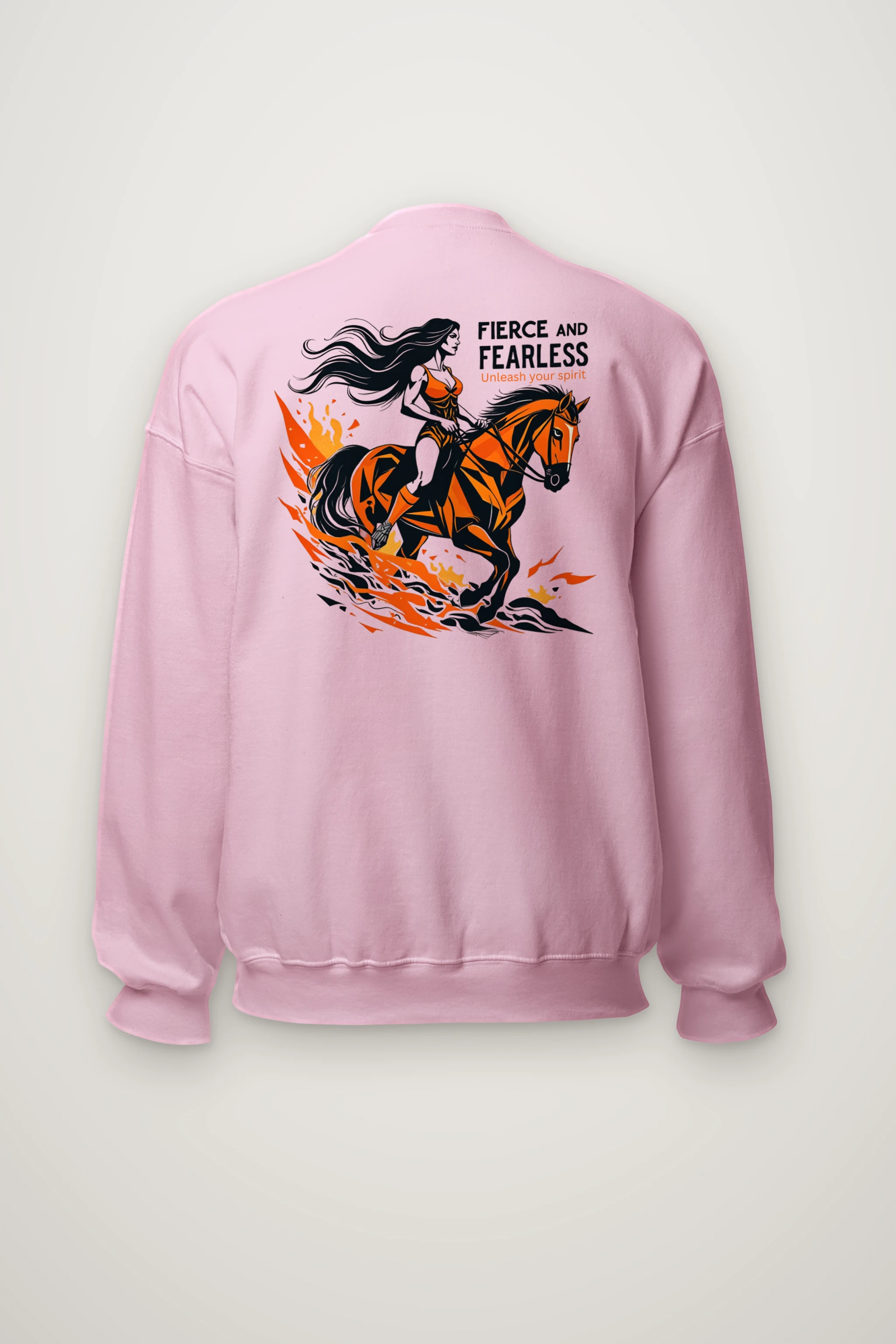 "Fierce And Fearless" Heavy Blend Unisex Crewneck Sweatshirt