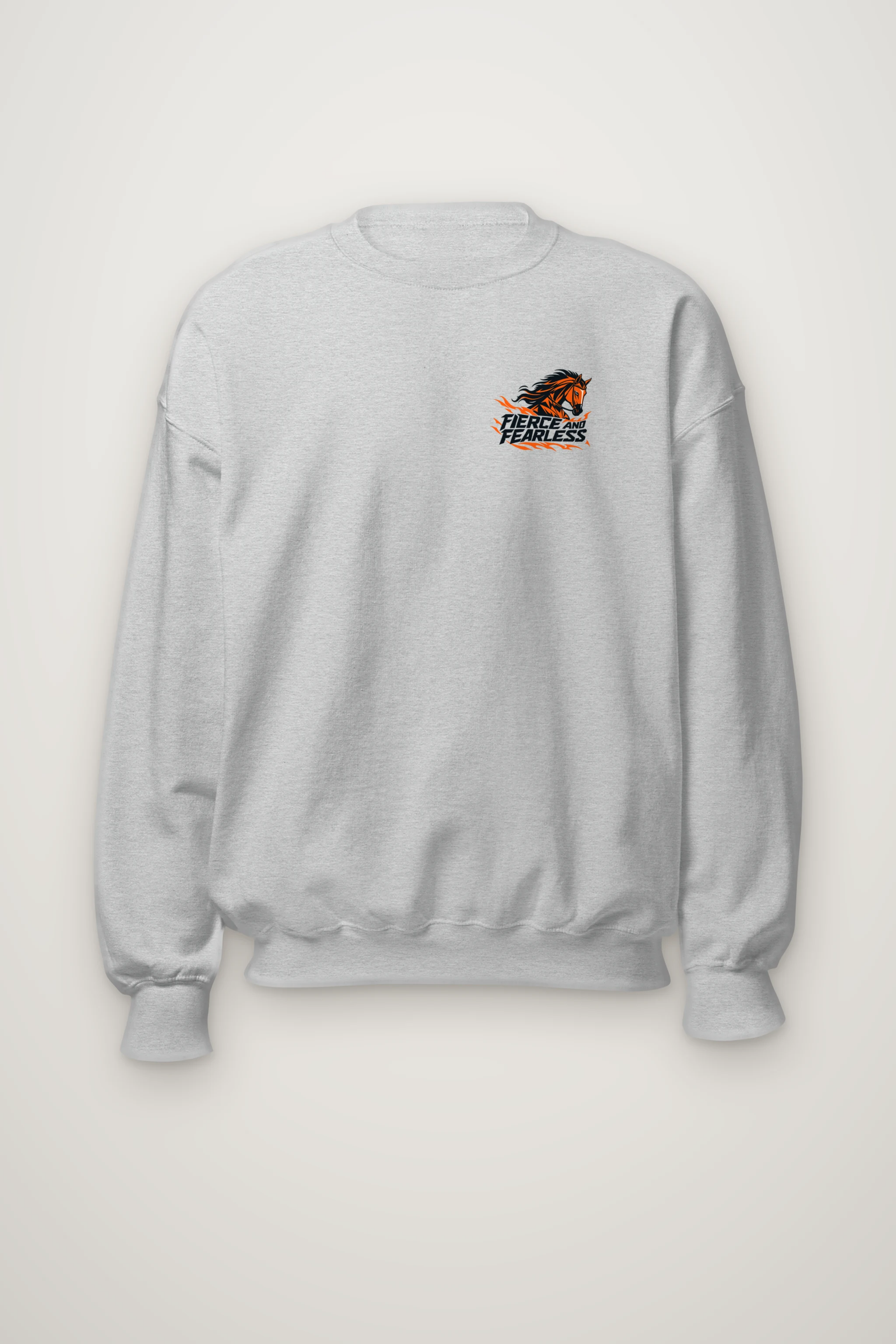 "Fierce And Fearless" Heavy Blend Unisex Crewneck Sweatshirt