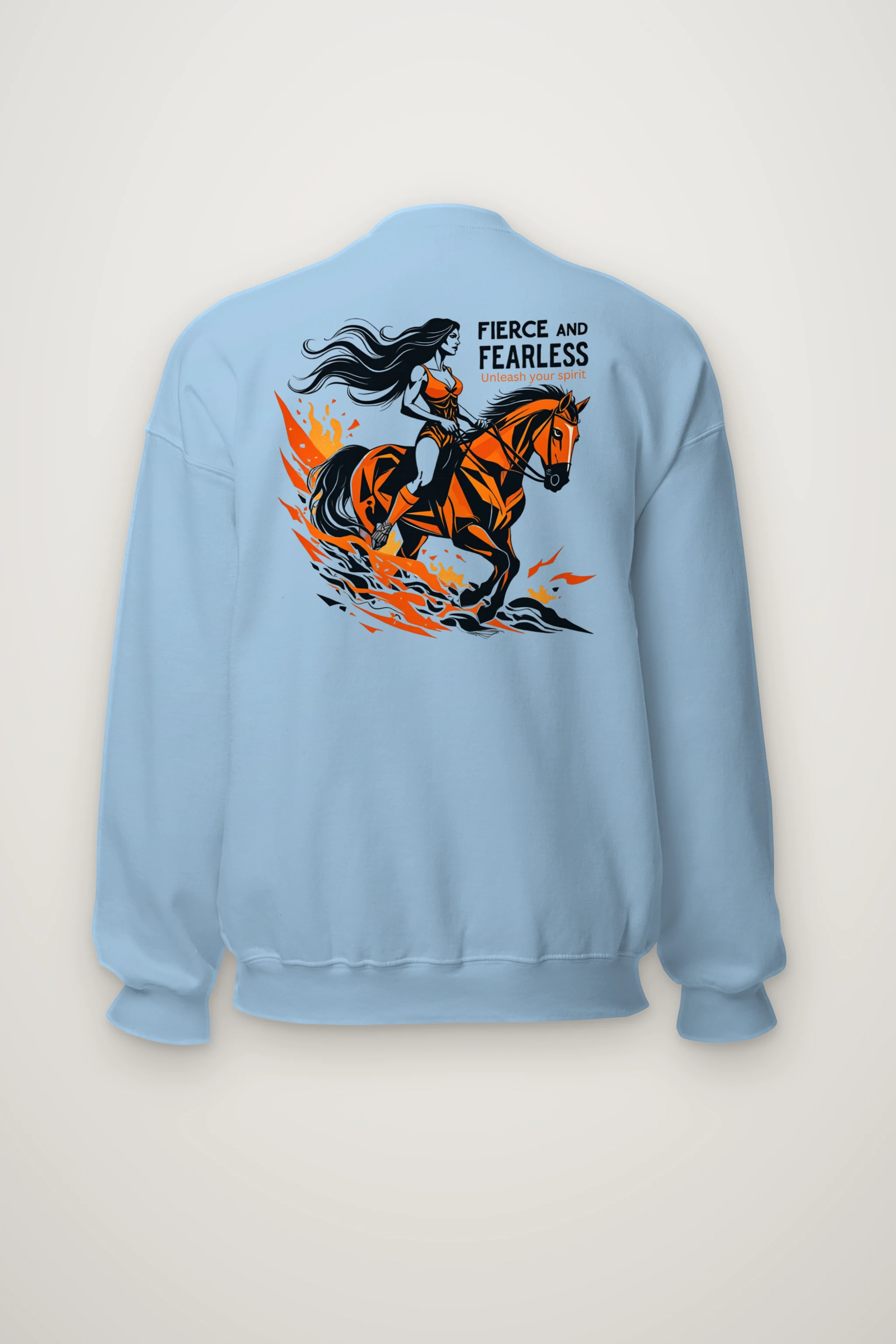 "Fierce And Fearless" Heavy Blend Unisex Crewneck Sweatshirt