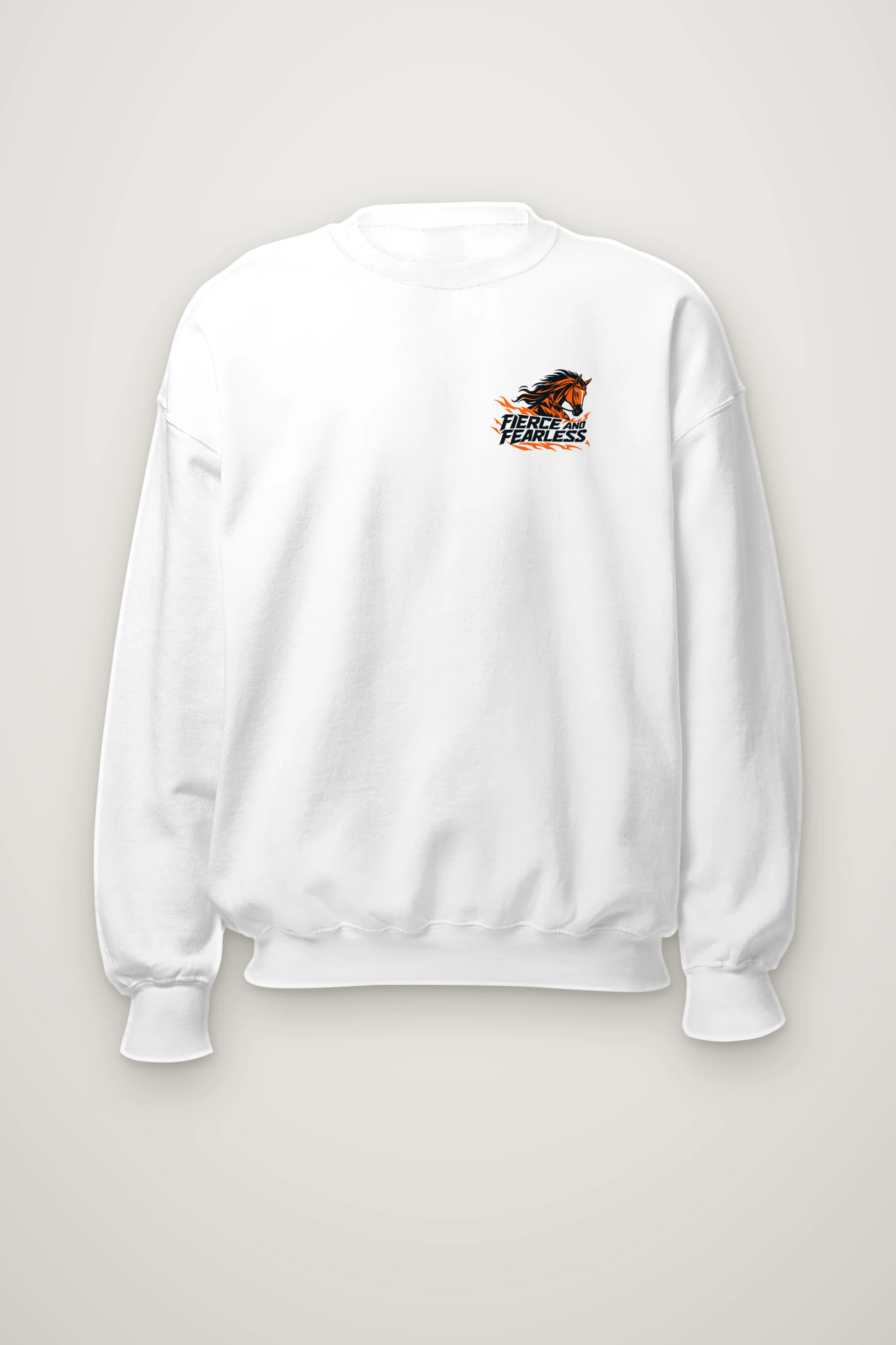 "Fierce And Fearless" Heavy Blend Unisex Crewneck Sweatshirt